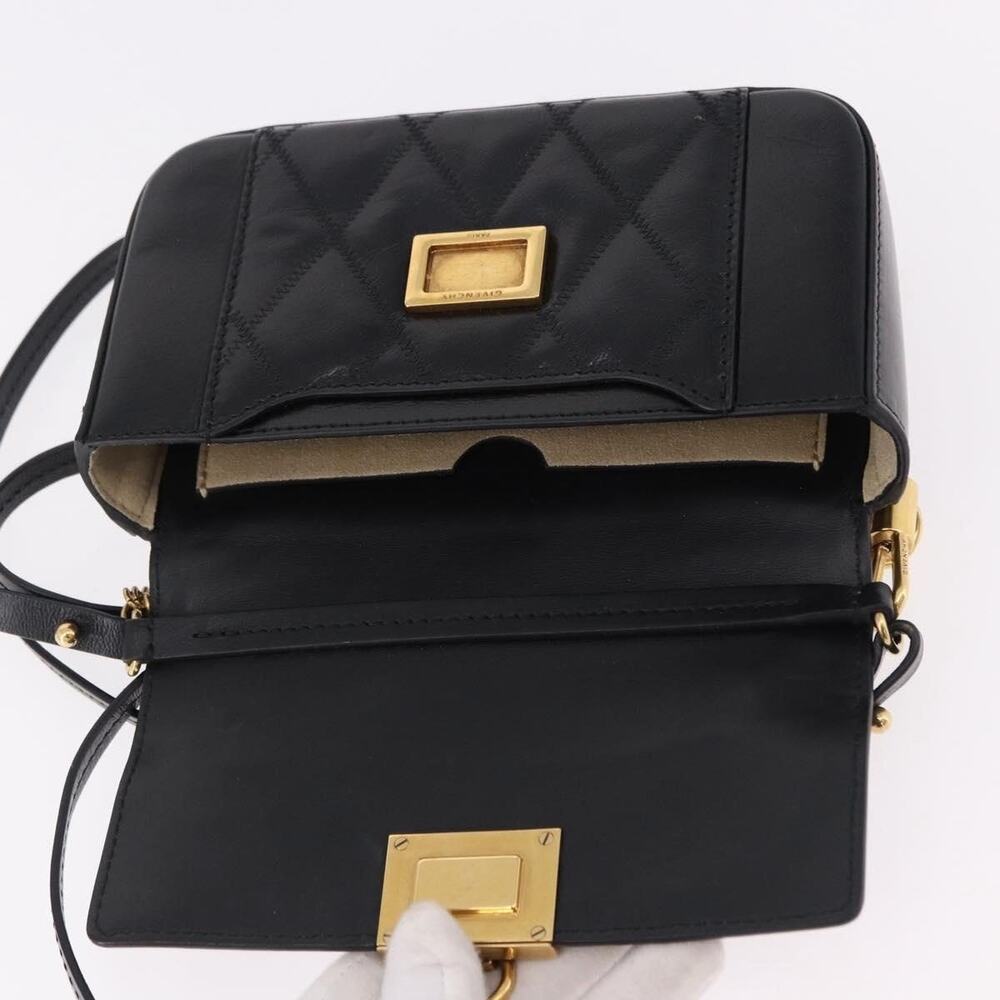 Givenchy Leather Chain Shoulder Bag Black - Picture 7 of 12